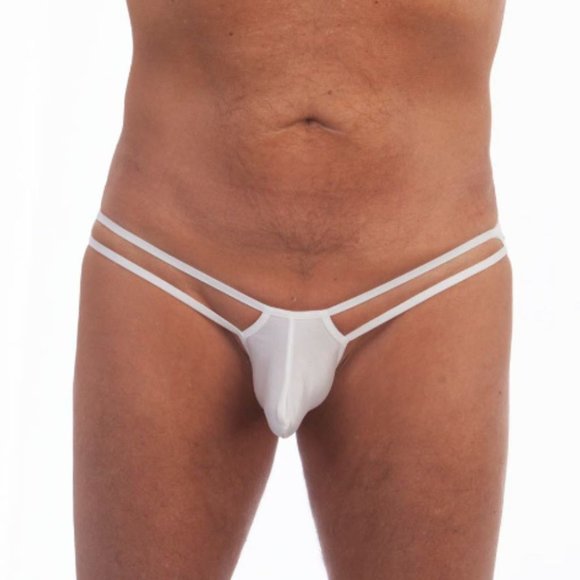 BfM Lowrise Pouch Ruched String Bikini Underwear - Picture 1 of 12